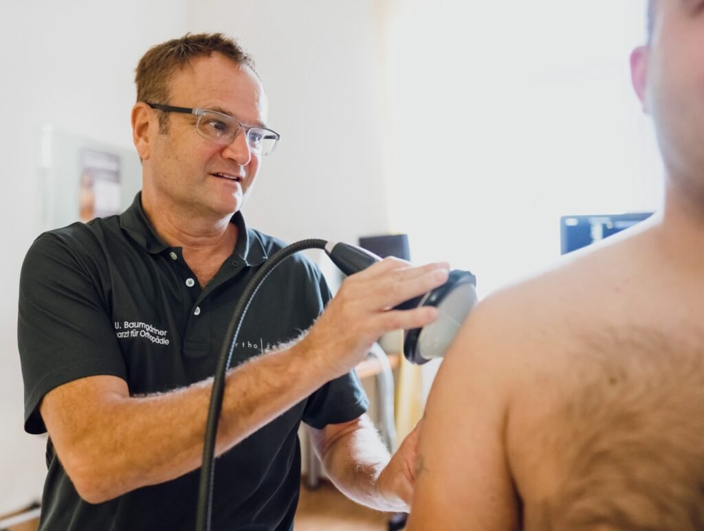 schleimbeutelentzündung schulter wie lange krank