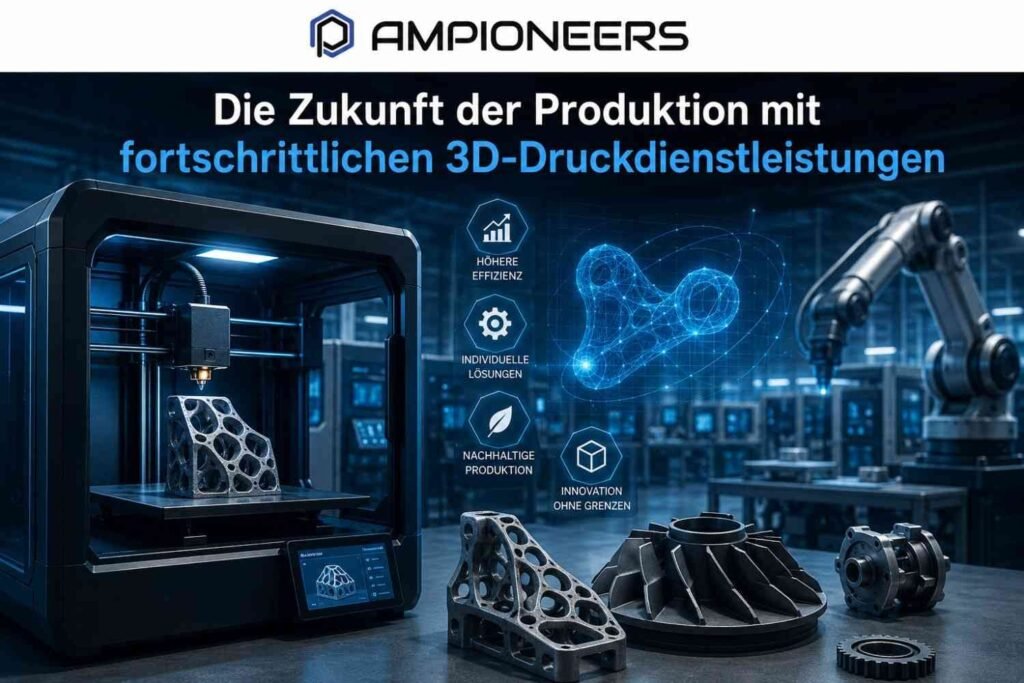 Die Zukunft der Produktion mit fortschrittlichen 3D-Druckdienstleistungen Produktion